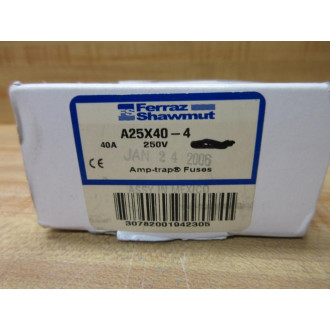 Gould Shawmut Ferraz Mersen A25X40-4 Fuse A25X40