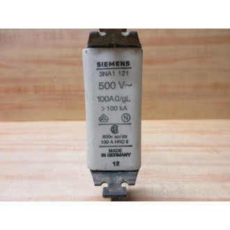 Siemens 3NA1 121 Fuse 3NA1121 Tested - Used