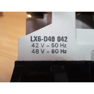 Telemecanique LC1-D403 Contactor 4248V LX6-D40-042 - Used