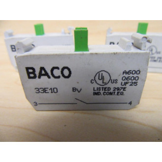 Baco 33E10 Contact Block (Pack of 4) - Used