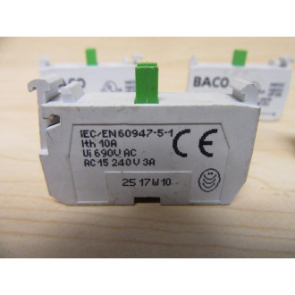Baco 33E10 Contact Block (Pack of 4) - Used