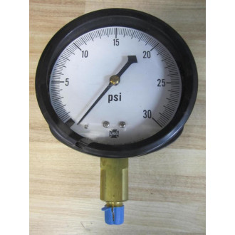 Ametek 33202 USG Gauge 0-30 PSI 14" Cracked Top Frame