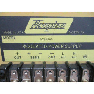 Acopian A28H800 Regulated Power Supply - New No Box