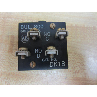 Allen Bradley 800-DK1B Mushroom Push Button 800DK1B Contact Only - Used
