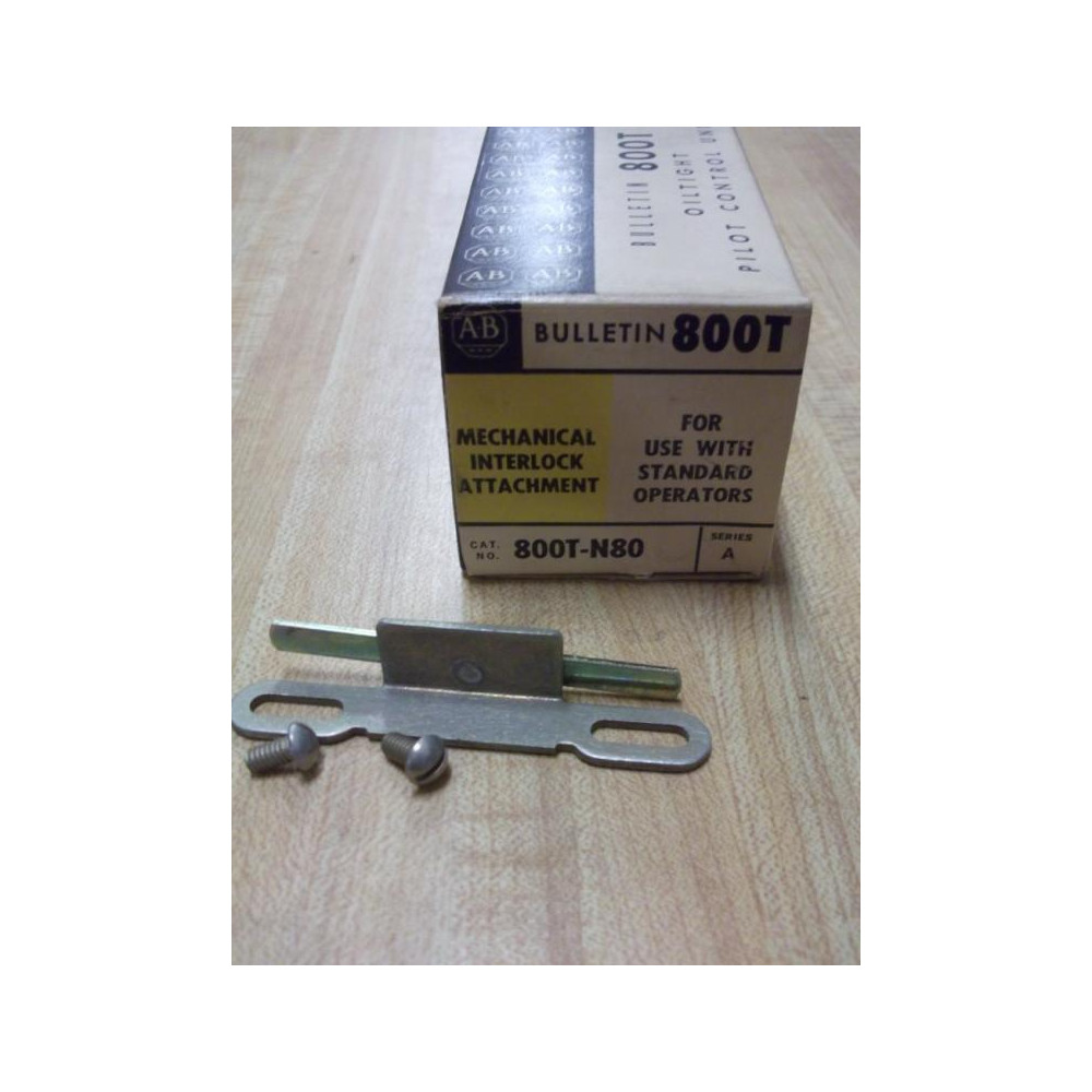 Allen Bradley 800T-N80 Interlock Attachment 800TN80 (Pack of 2)