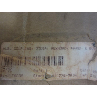 Rexnord OMEGA 7300885 Coupling Hub 40HQD E