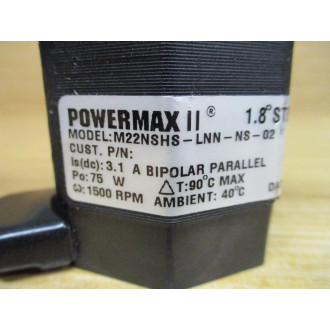 Powermax II M22NSHS-LNN-NS-02 1.8° Step Motor - New No Box