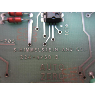 Himmelstein 6-205 Transducer Amplifier Board Missing 2 Buttons - Used