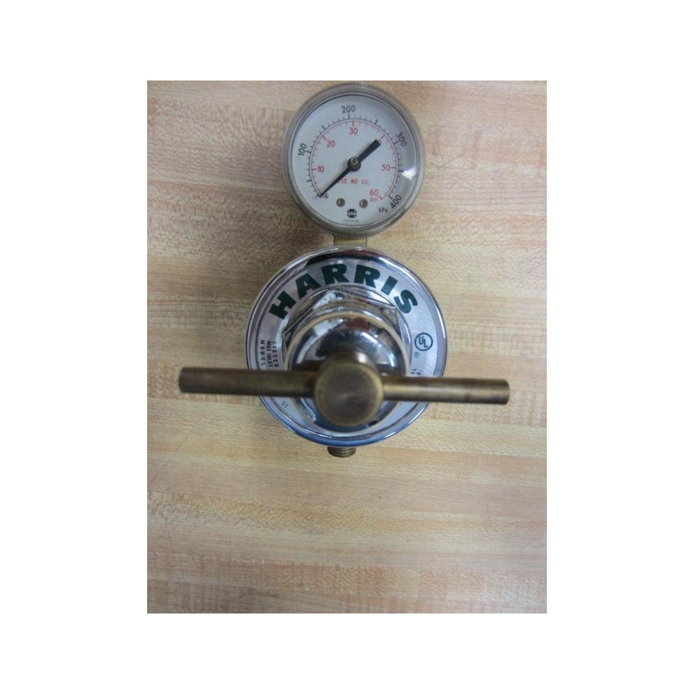 Harris 47-50 Compressed Gas Regulator With Gauge - New No Box