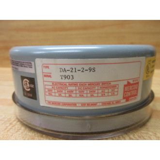 Mercoid Control DA-21-2-9S Dwyer Pressure Switch DA2129S