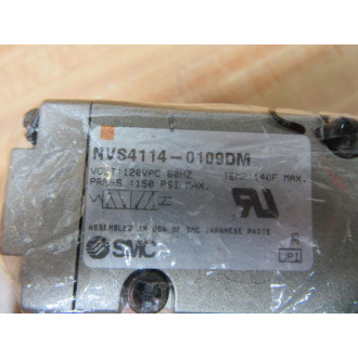 SMC NVS4114-0109DM Directional Valve NVS41140109DM WManifold - New No Box
