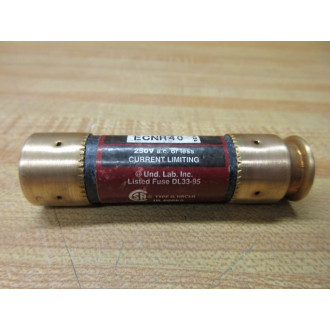 Bullet ECNR40 Edison Fuse Cross Ref 12W256 (Pack of 5) - New No Box