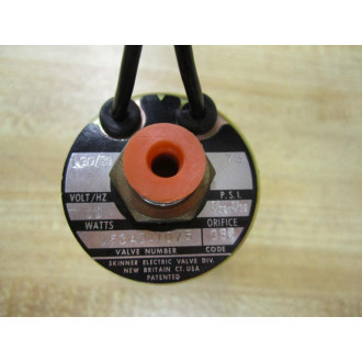 Skinner V53ADA1075 Solenoid Valve Black Wire - New No Box