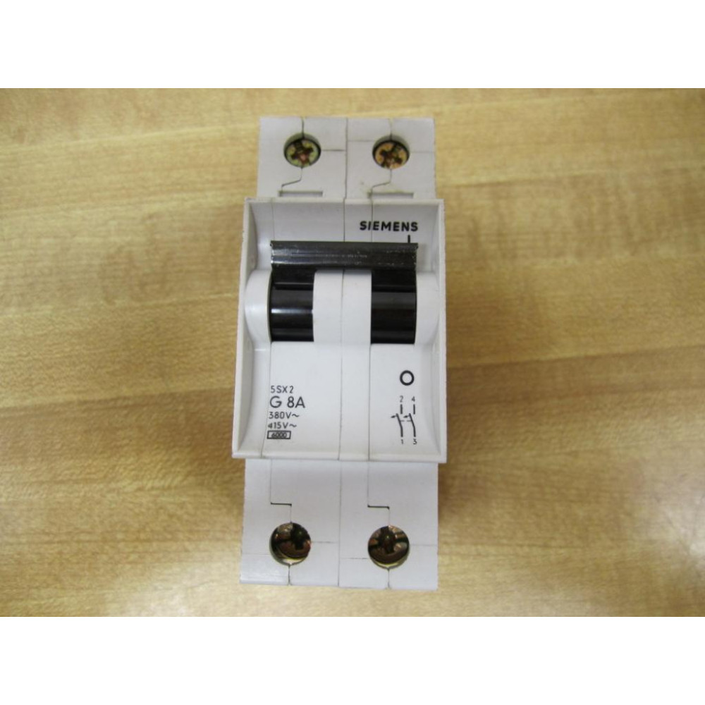 Siemens 5S Circuit Breaker X2-G8 8A 5SX2-G8 8A - New No Box