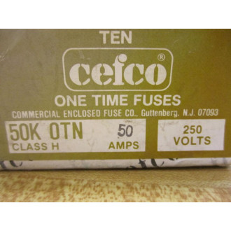 Cefco 50KOTN50 Amp Fuse (Pack of 10)