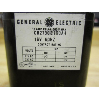 GE General Electric CR2790E100A4 Relay - New No Box