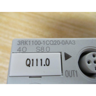 Siemens 3RK1100-1CQ20-0AA3 Compact Module 3RK11001CQ200AA3 - Used