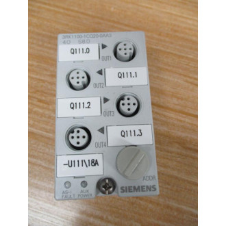 Siemens 3RK1100-1CQ20-0AA3 Compact Module 3RK11001CQ200AA3 - Used