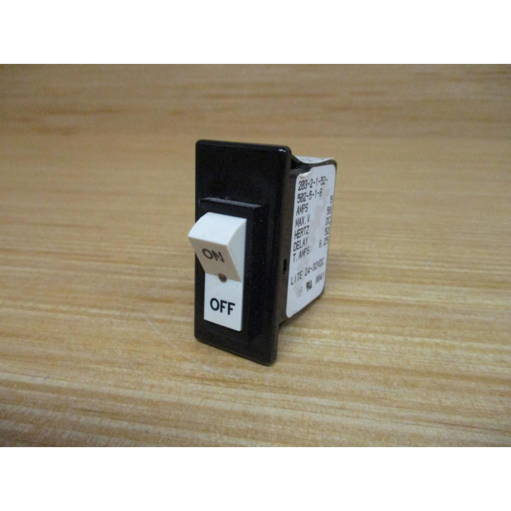 Airpax 203-2-1-52-502-5-1-8 Circuit Breaker 5 AMP - Used