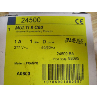 Square D 24500 Merlin Gerin Breaker 1A GM24500 Schneider