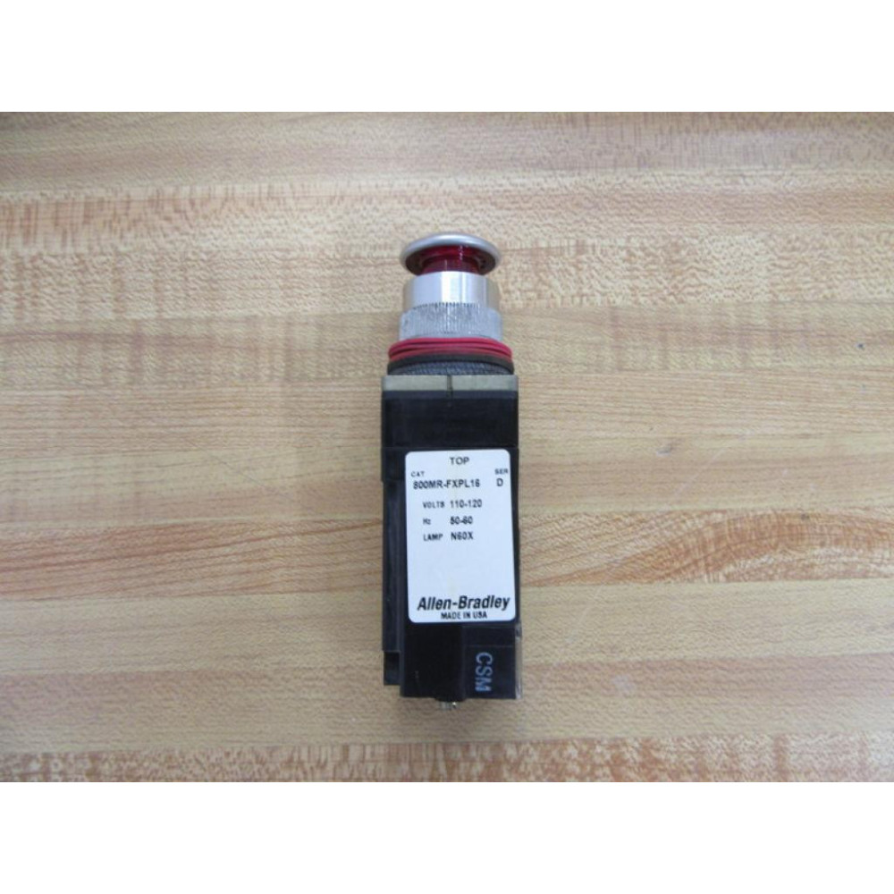 Allen Bradley 800MR-FXP16RA Pushbutton 800MRFXP16RA - Used Allen Bradley 800MR-FXP16RA Pushbutton 800MRFXP16RA - Used