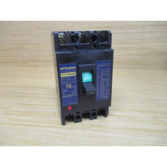 Mitsubishi NF30-SS-3P-15A No-Fuse Breaker 15 AMP - Used