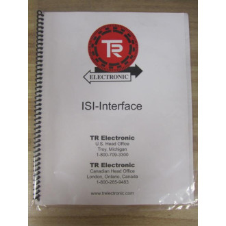 TR Electronic TR-E-TI-GB-0018-00 TRETIGB001800 Manual - Used