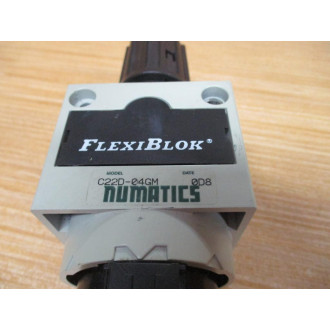 Numatics C22D-04GM FlexiBlok Coalescing FilterRegulator - Used