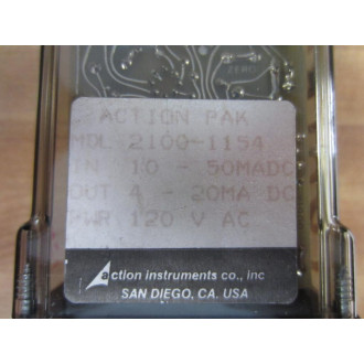 Action Instruments 2100-1154 21001154 Relay 120Vac - Used