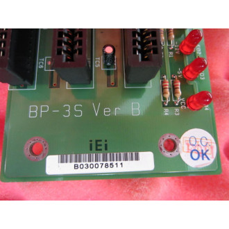 IEI BP-3S 3 Slot Passive Backplane Ver B - Used