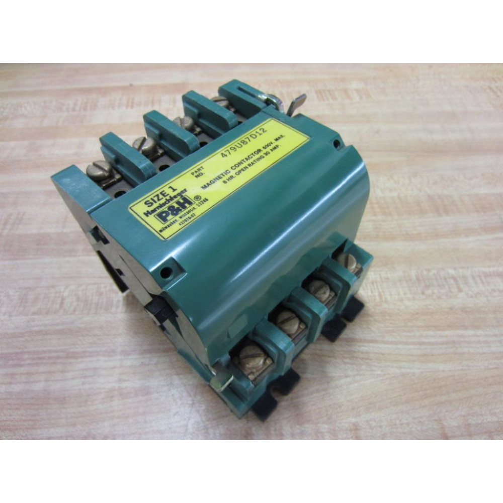 P & H 479U87D12 Magnetic Contactor - Used