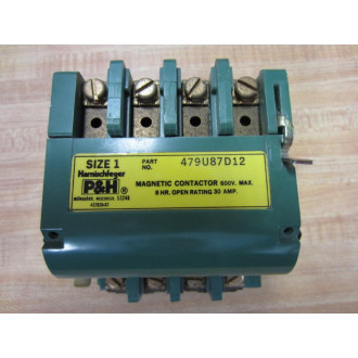 P & H 479U87D12 Magnetic Contactor - Used