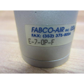 Fabco Air E-7-OP-F Spring Return Air Cylinder - New No Box