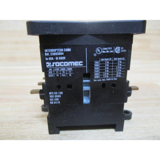 Socomec 23.003.004 Contactor 23003004