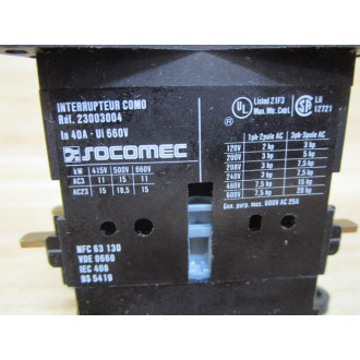 Socomec 23.003.004 Contactor 23003004
