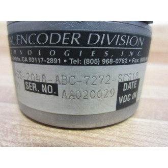 BEI Industrial Encoder 924-01072-141 BEI Industrial Encoder - New No Box