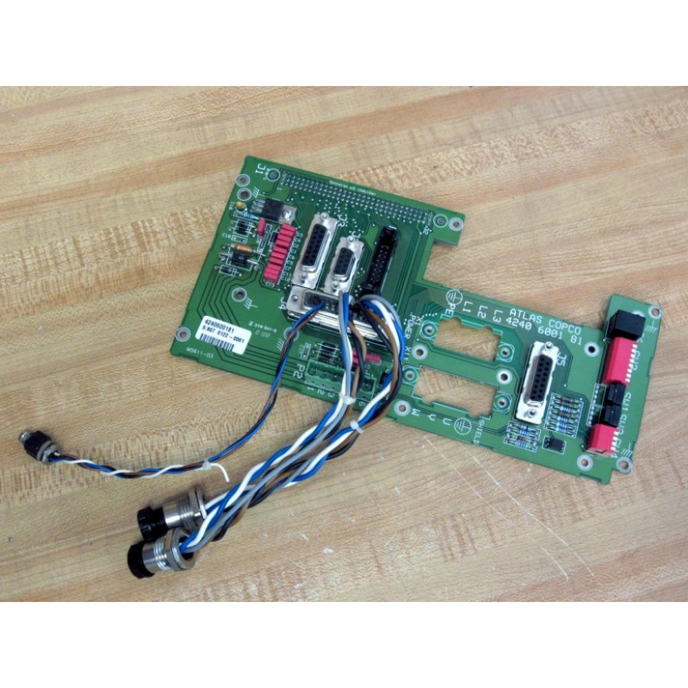 Atlas Copco 4240-6001-81 Circuit Board 4240-6001-31 - Used Atlas Copco 4240-6001-81 Circuit Board 4240-6001-31 - Used