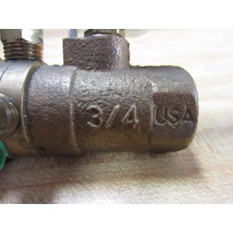 34 400 Flow Design Ball Valve 34" - New No Box