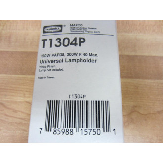 Hubbell T1304P Universal Lampholder Marco