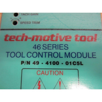 Tech Motive Tool 49-4100-01C5L 46 Control Module 49-4100-01C5 REV E - Used