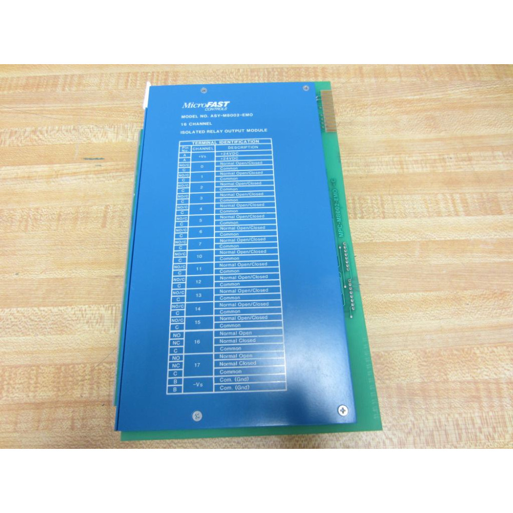 MicroFast Controls ASY-M8002-EMO Output Module ASYM8002EMO - New No Box