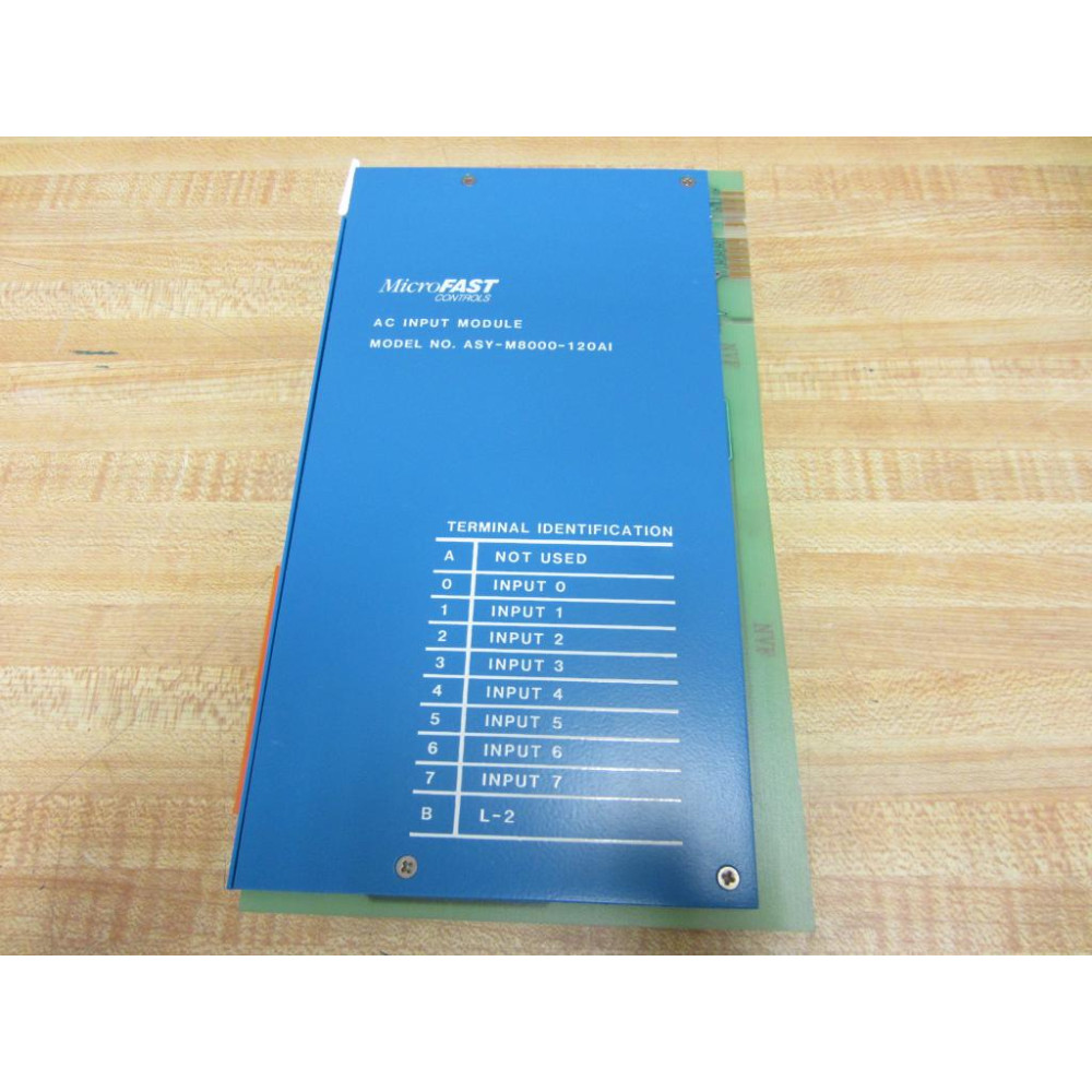 MicroFast Controls ASY-M8000-120AI AC Inuput Module ASYM8000120AI - New No Box