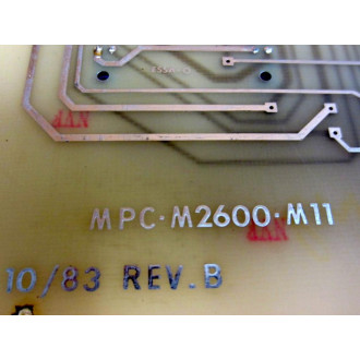MPC-M2600-M11 10-Slot Circuit Board MPCM2600M11 - Used