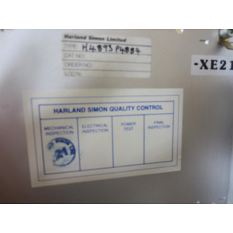 Harland Simon H4893P4884 Slot Rack - New No Box