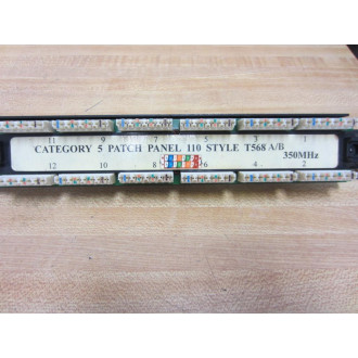 Belkin T568 AB Patch Panel T568AB - Used