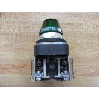 Allen Bradley 800T-QH10G Pilot 800TQH10G Green