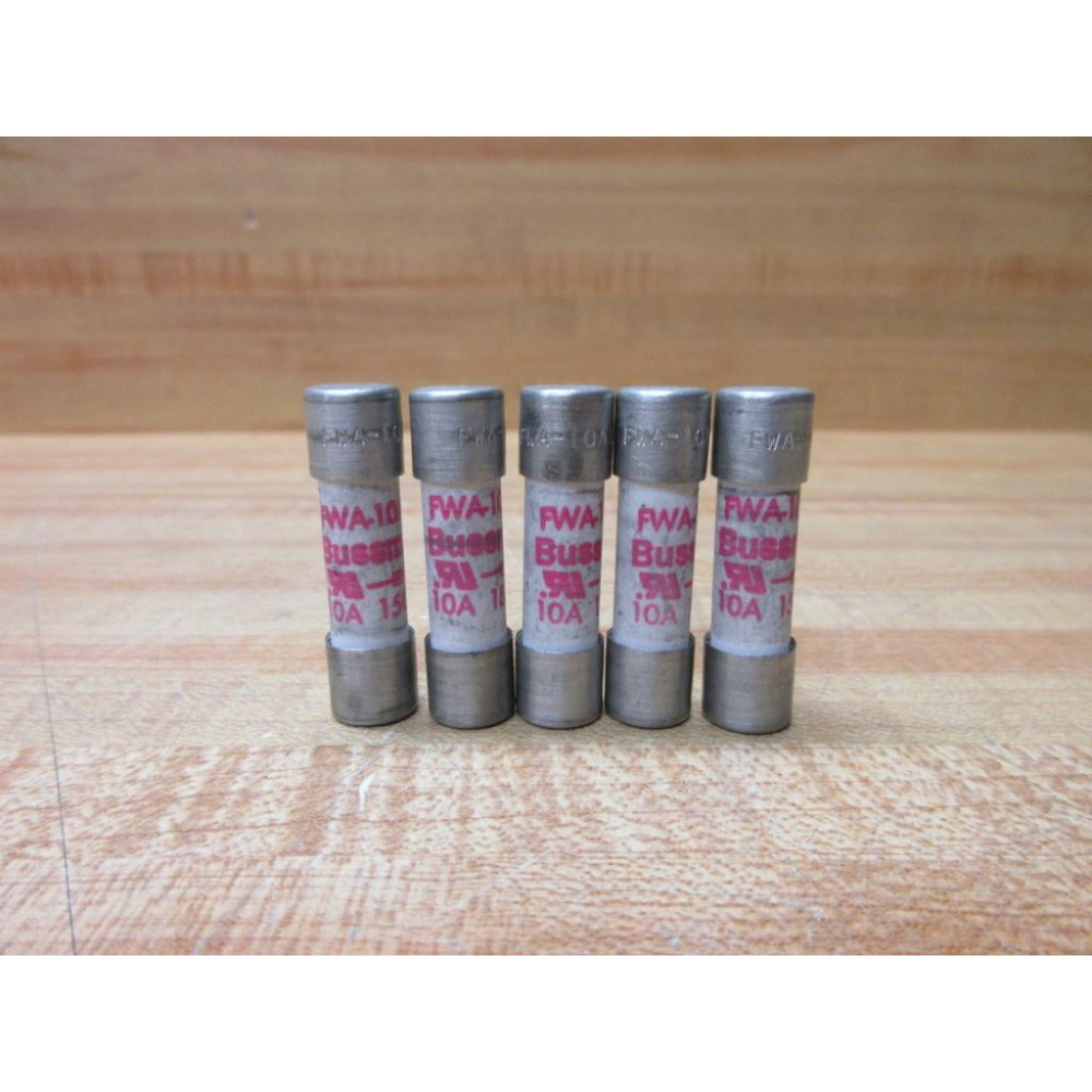 Buss FWA-10A10F Bussmann Fuse Cross Ref 4XC73 (Pack of 5) - New No Box
