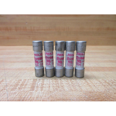 Buss FWA-10A10F Bussmann Fuse Cross Ref 4XC73 (Pack of 5) - New No Box