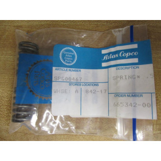 Atlas Copco SPG00467 Spring SPG00467 (Pack of 2)