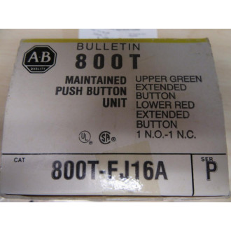 Allen Bradley 800T-FJ16A Push Button Duo